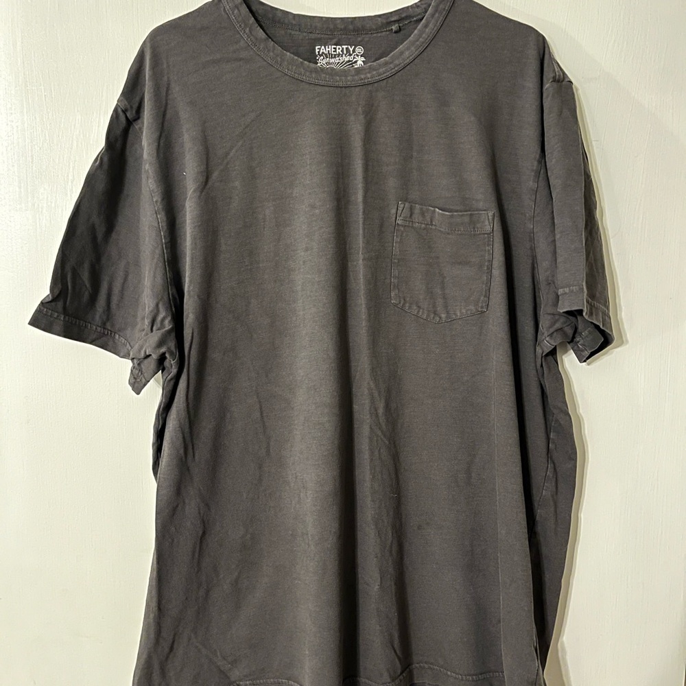 Men's Black Faherty Sunwashed T-Shirt